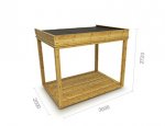 Základní rám pro zahradní altán 2x3